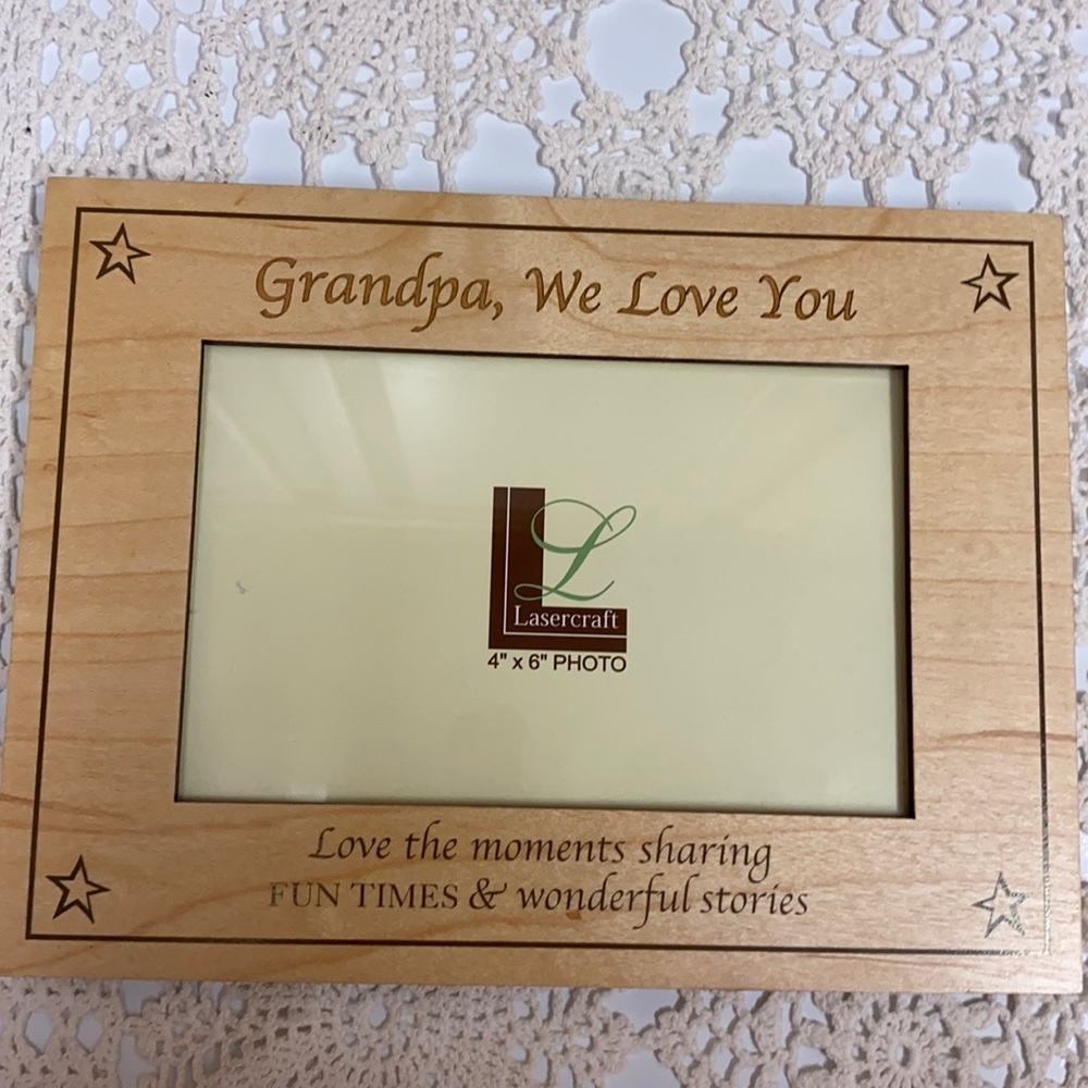 “Grandpa” picture frame